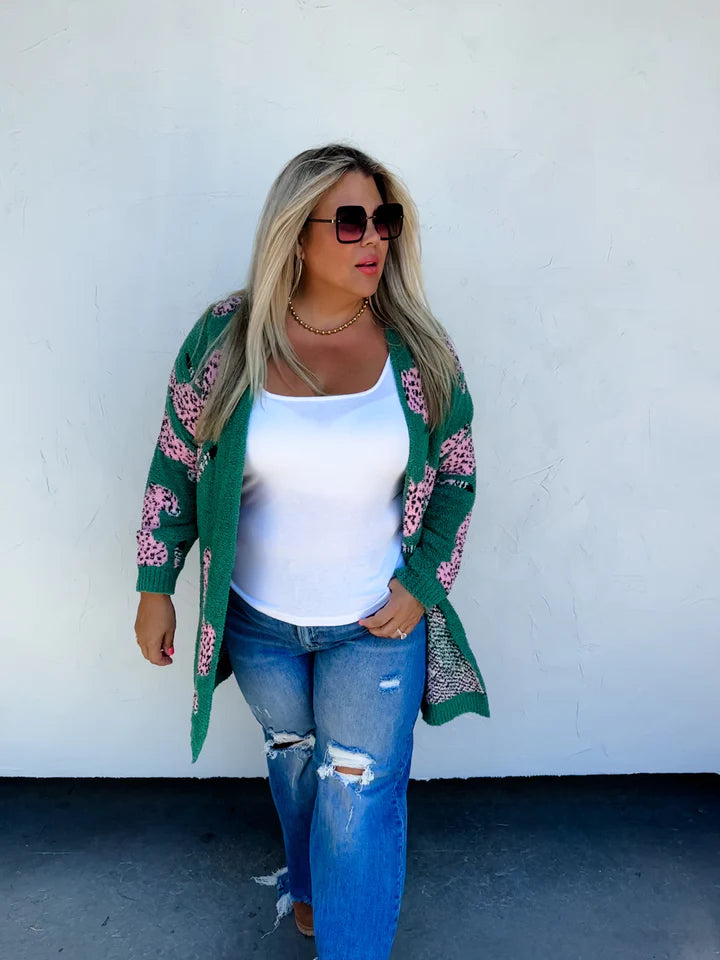 Wild about it Cheetah Cardigan - 2 colors