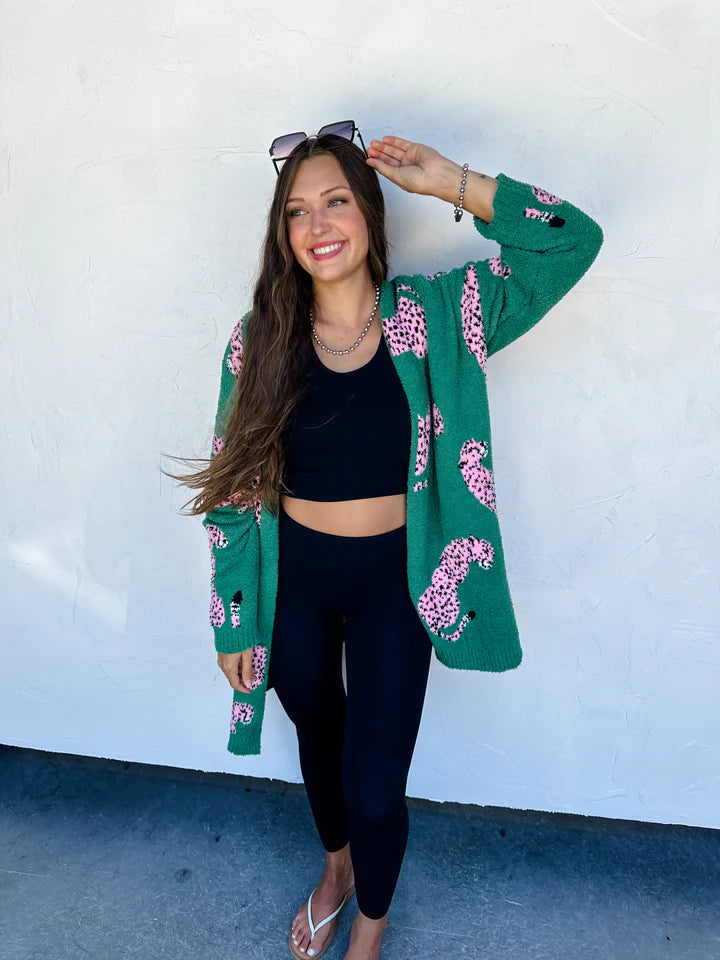 Wild about it Cheetah Cardigan - 2 colors