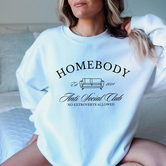 Homebody Anti Social Club Graphic Tee or Sweatshirt