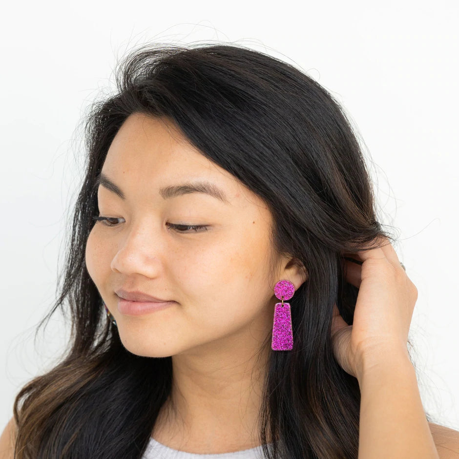 Razzleberry Shimmer Earrings